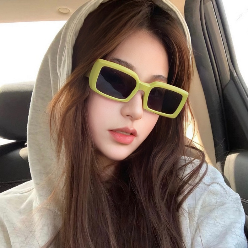 Square Fashion Sunshade Sunglasses Retro Fashion Trend