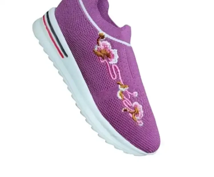 Fabric Sneaker for Women - Fashionable Pink Color LightWeight Sneakers shoe For Women