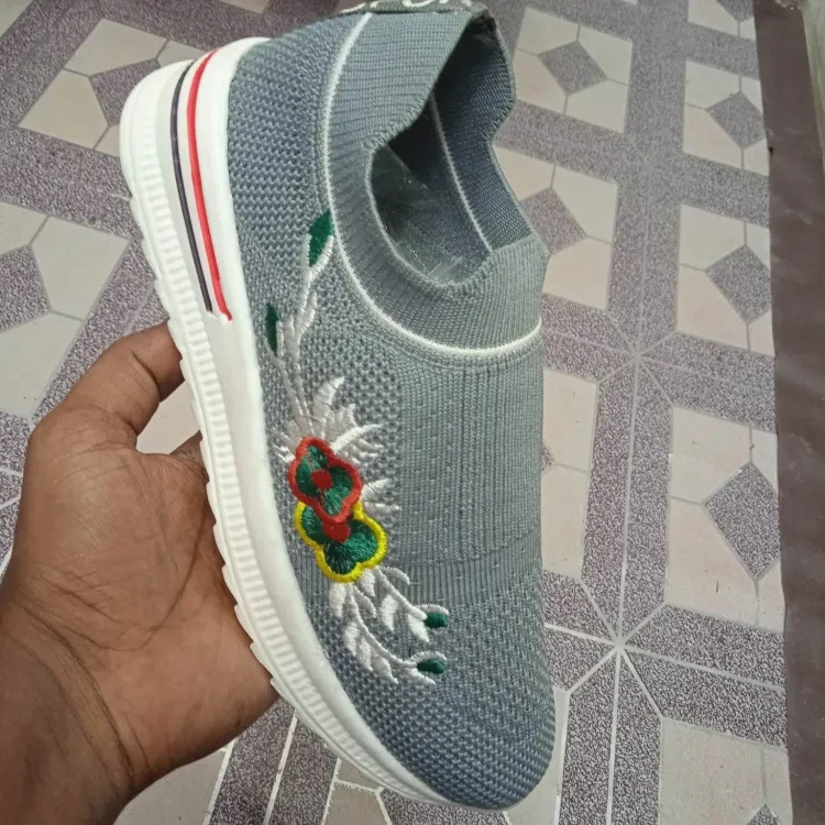 Fabric Sneaker for Women - Black